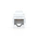 Conector Keystone Cat6 Pass-Through UniFi Ubiquiti, Pachet 12 buc., UACC-Keystone-Coupler-C6